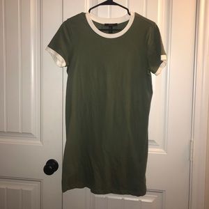 Forever 21 olive T-shirt dress
